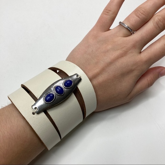 3/$30 Free People | Monza Ivory Statement Cuff Bracelet - Picture 3 of 6